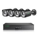 Zestaw 4 kamer G.Craftsman Tuba 8MP 30 kl/s Czarne